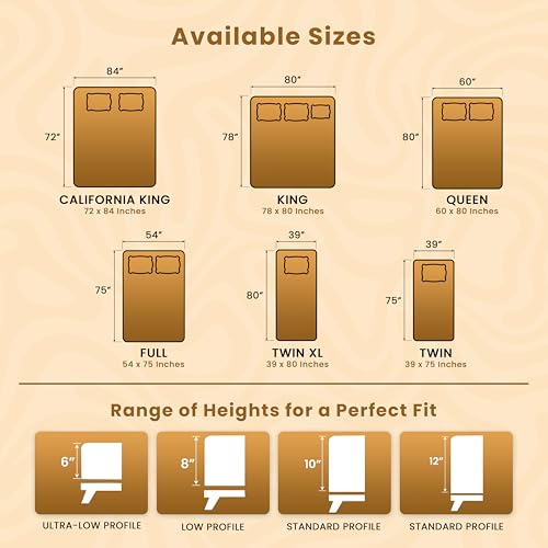 image for Utopia Bedding Premium Waterproof Bed Bug Mattress Cover, Twin XL Zipp