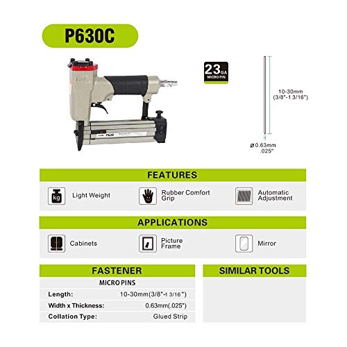 Meite P630C Headless Pinner With 5/8" Length Pin Nails #TOP3