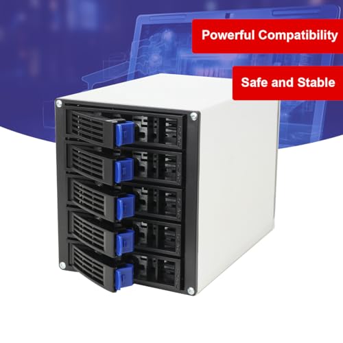 Cage para Disco Duro Interno 3 bahías 5.25" para 5 HDD SATA/SAS miniatura 4