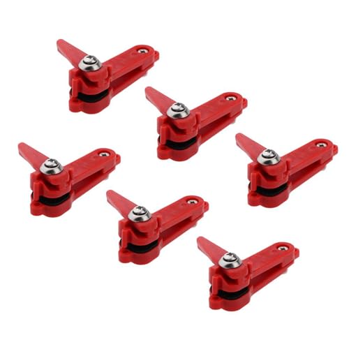 LFRXION 6Pcs Heavy Tension Snapper Weight Release Clip Downrigger Outrigger Release Clip Long Line Fishing Release Clip