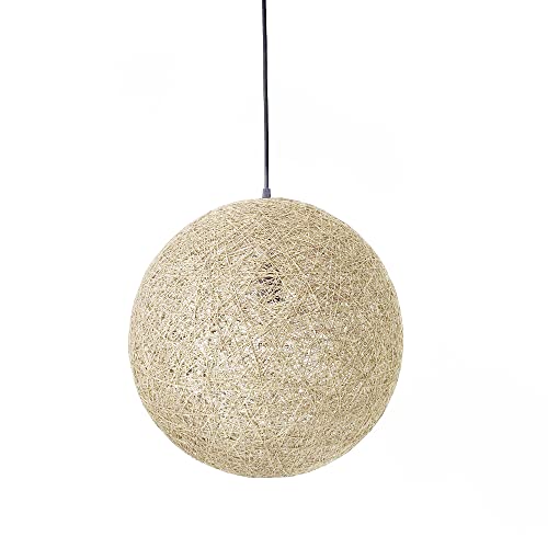 Lampe SPHERE beige en céramique style scandinave et décoration salon