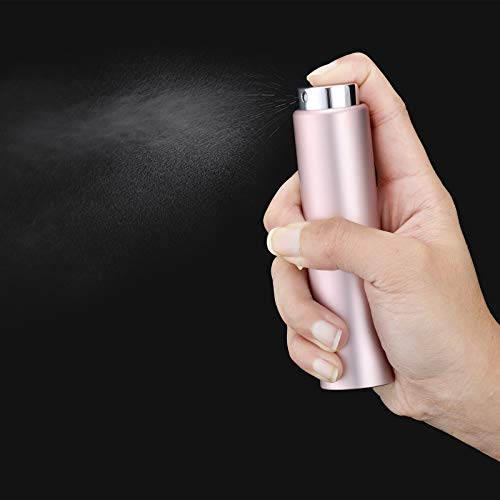 Toureal 20ML Vaporisateur Vide (3 Pièces) Atomiseur Parfum, Spray Flacon de Cologne, Pulverisateur Voyage (Argent, Rose, Noir) - Image 3