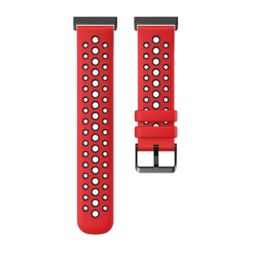 Correa bicolor compatible con Versa 4 agujereada transpirable