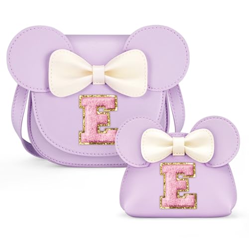 Image of Birthday Gifts for 3 4 5 6 7 8 Year Old Girl - Toddler Purse Gifts for Girls, Little Girl Purse Kids Wallet Crossbody Bag (E, Purple)