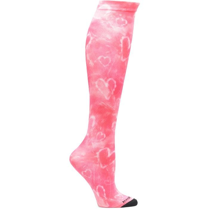 Nurse Mates Women's Wide Calf Socks | 12-14 mmHg Compression | Up to 22" Calf | One Size | 1 Pair