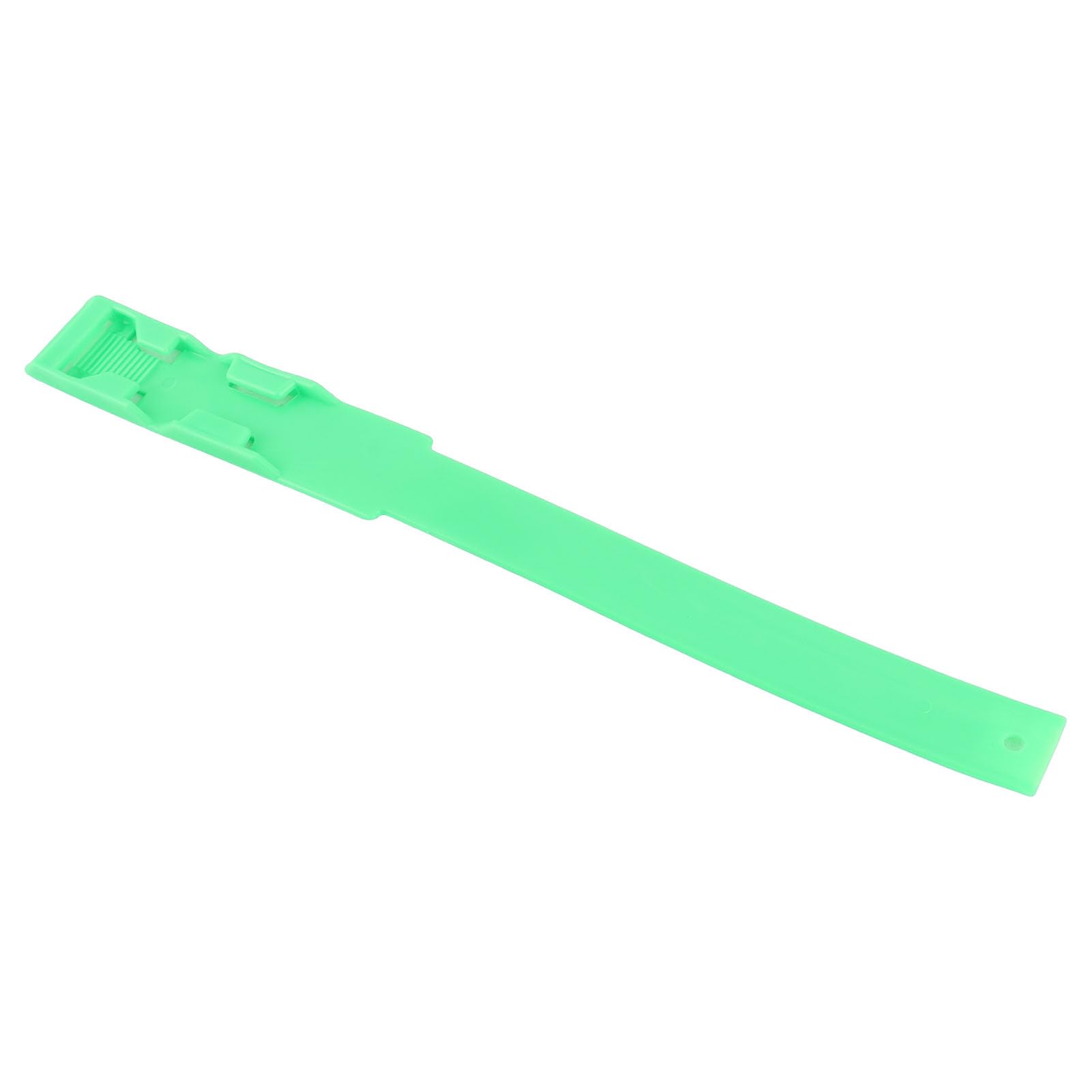 Anneaux de Marquage Colorés pour Bétail, 10 Pièces, Bandes D'identification de Vache en Plastique pour le Bétail (Vert)