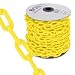 Bob's Plastic Chain Links in Yellow – 125’ Feet Long – Yellow Chain for Crowd Control, Halloween Chains, Prop Chains