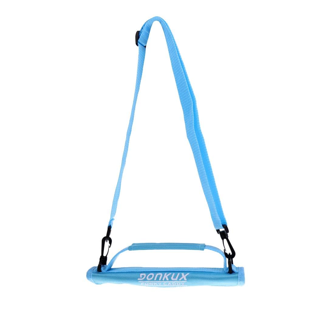 UJEAVETTE Portable Durable Caddy Golf Club Carrier Bag with Shoulder Belt Sky Blue