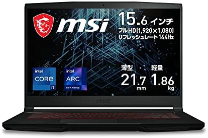 送料無料】MSI ゲーミングノートPC GF63 12HW-1502JP 【公式通販】
