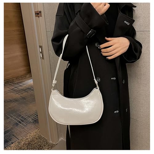 Image of Small Crescent Shoulder Bags for Women, Cute Handbag Mini Clutch Purse Underarm