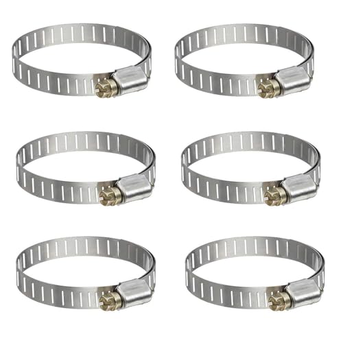 GULUANT 6 Pack Replacement Hose Clamp Fitting 3/4 Inch x 1-3/4 Inch O.D Range for Interstate Pneumatics H583