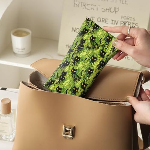 Image of 2 PCS Glasses Case Eyeglass Sunglasses Pouch Squeeze Portable Bag Soft Leather with Cleaning Cloth Women Men Girls