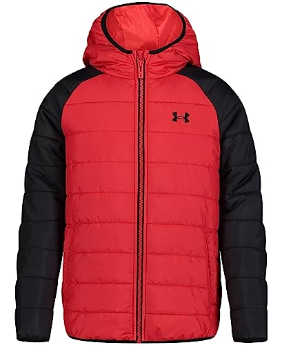 Under Armour Boys' Tuckerman Puffer Jacket, Mid-Weight, Zipper Closure