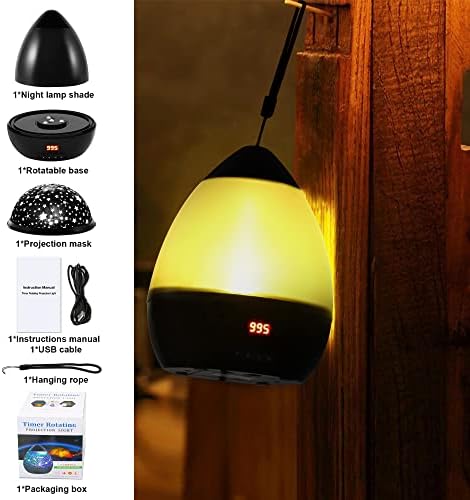 Night Light Kids, Star Night Light Projector-2 in 1 Veilleuse Enfant-Star Projector, That Rotates 360 Degree Rotation&LED Timer Control Bedroom Decor Lamp, Kids Projector Night Light for 2-9 Year Old Birthday Easter Gifts for Girls and Boys Light 4