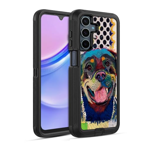 Coque antichoc Samsung A15 Rottweiler pour éviter casses