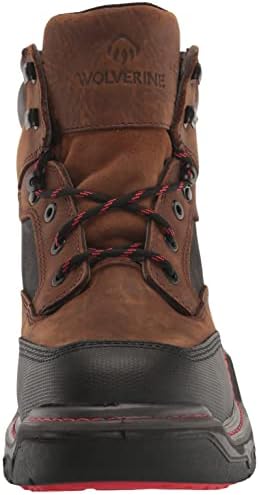 Wolverine Men's Raider DuraShocks Heavy Duty CarbonMax 6" Construction Boot, Brown, 9 | Image 1