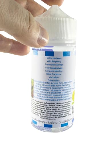 Aroma de frambuesa salvaje Sasami vegano concentrado de 100ml 5