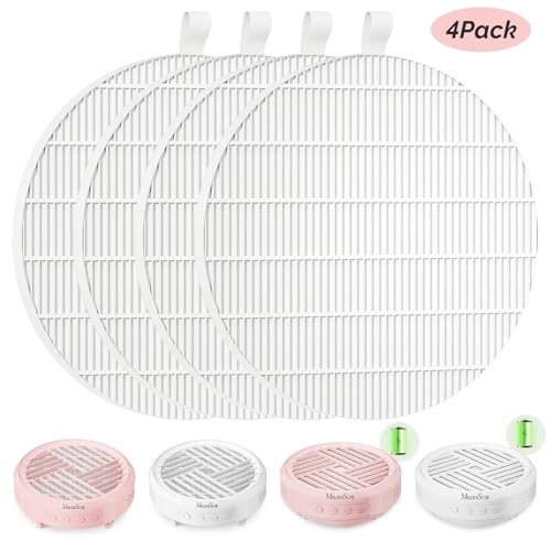 Image of SProR Nail Dust Collector Replacement Filter, 4 Pack Reusable Dust Filter for MelodySusie Hpro /SProR Nail Dust Collector, Compatible Fine Filter for Efficient Nail Dust Collection