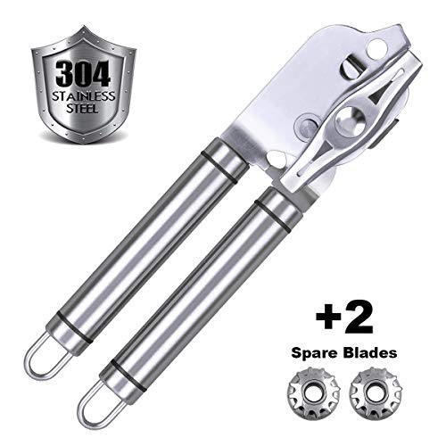 Can Opener Smooth Edge Commercial Can Opener Comfort Grips Stainless Steel Can Opener
