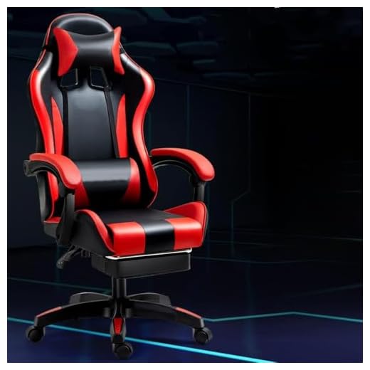 Aeumruch Gaming Chair with Footrest and Support