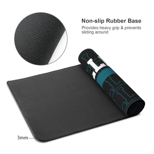 Image of ANTKING Jacksonville Mouse Pad Custom Name and Number Desk Pad for Men Women Youth Gifts