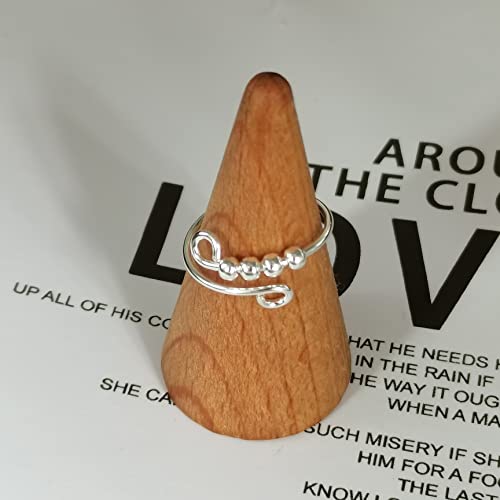 BVLAGIDA Anelli di Ansia Agitato 925 Sterline