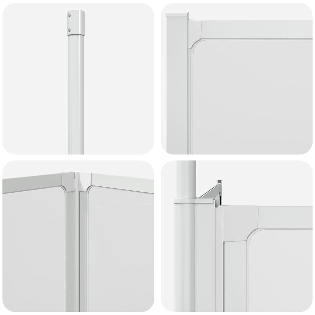 Hothingwell Mampara de Baño Esmerilado 120 x 70 x 137 cm Aluminio | 4 Paneles Plegables, Sello de Goma Inferior, Aluminio y Polipropileno, Control de Salpicaduras