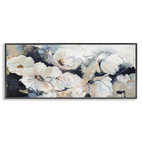 'Delicate Flower Petals Blooming Modern'| Framed Giclee Art