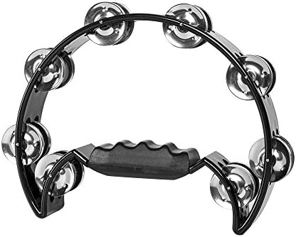 Stagg 11815 TAB2BK Half Moon Tambourine (TAB-2 BK)