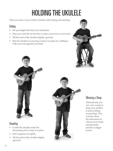 The Hal Leonard Ukulele Method: Ukulele For Kids: Lehrmaterial, CD für Ukulele (Book & CD): A Beginner’s Guide With Step by Step Instruction for Ukulele