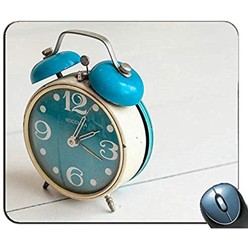 Preisvergleich Produktbild Schreibtischunterlage,Retro Wecker besonders angefertigt Mausunterlage Rechteck-Mausunterlage Spiel-Mausunterlage