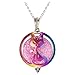 Fashion Coloriful Aromatherapy Vintage Necklace Kaleidoscope Essential Diffuser Perifume Necklace Women Locket Pendant Jewelry