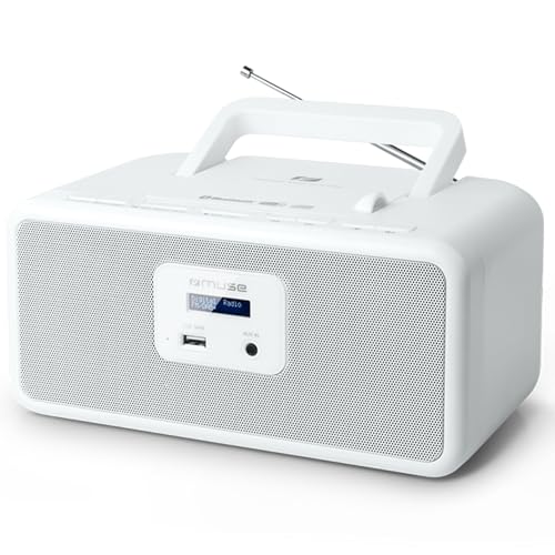 Radio CD MUSE M-32 DBW pour rejouer vos anciens disques facilement