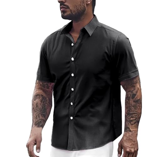 Chemise hawaïenne homme à manches courtes et coupe regular fit confortable