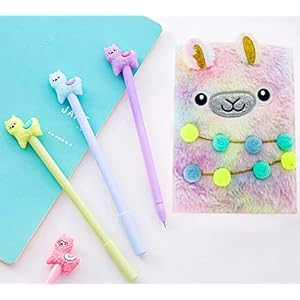 5 stuks JeVenis Lama pennen Lama Notitieboek Lama Balpen Lama Journal Lama Dagboek voor Party Office School Cadeau