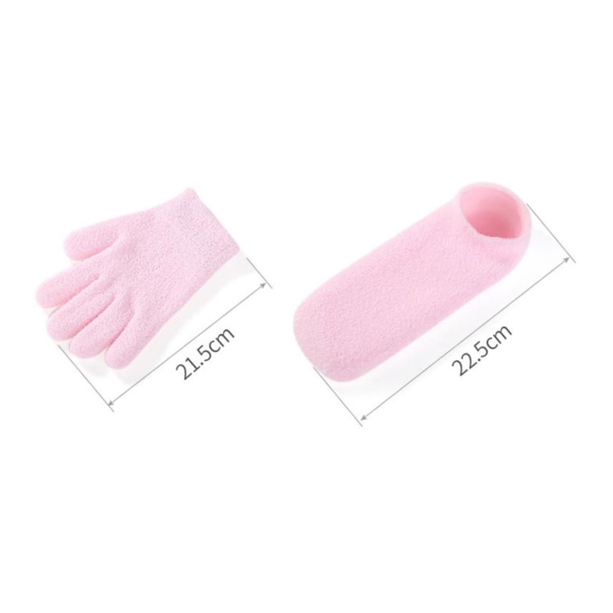 PartyKindom 1 Pair Gel Cover No-wash Moisturizing Socks for Women Foot Gel Moisturizing Socks