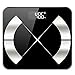 CNSMCWG Bluetooth Body Fett Skala Elektronische Digitale intelligente Smart Weilskala Badezimmerskala Badezimmerwaage Skala BMI Index (Color : Black)