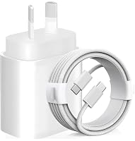 iPhone 17 16 15 Fast Charger, 20W iPad Charger, USB C Charger with 2M USB C Cable, USB C Wall Charger for iPhone 17/17 Pro/Max/16/16 Pro/Max/15 Pro Max, iPad Pro/Air/Mini and Other Android Phones