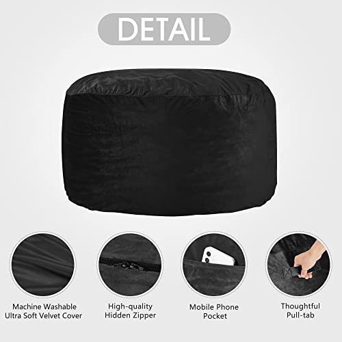 Homguava 08030 Bean Bag Chair: Large 5' Bean Bags thumb #5
