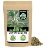 Alpi Nature Marrube Blanc Séchée 125g, Thé en Vrac, Herbe de Marrube Séchée et Coupée