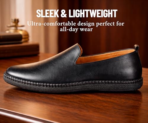 Image of Kraasa Men's Jutis Ethnic Casuals, Slip-on Closure, Stylish Loafers | Perfect for Formal Wear, Business and Parties