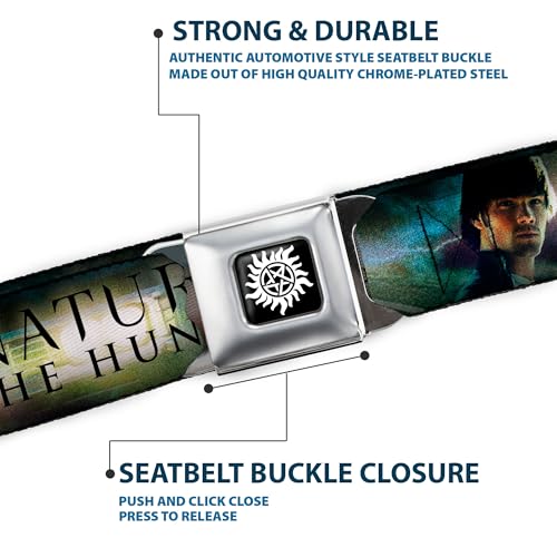 Cinturón Buckle-Down de Supernatural Join the Hunt ajustable estilo militar 6