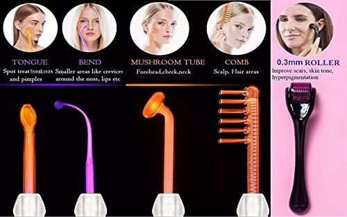 Lift Care L|Ft Wand Fx Premium High Frequency Facial Machine W/ 5 Attachments 20 Watt Upgraded (Wand) #TOP1