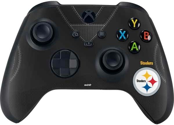 Skinit Decal Gaming Skin Compatible with Xbox Series X Controller - Officially Licensed NFL Pittsburgh Steelers Design