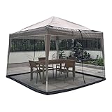 JINPIAOPIAO アウトドア メッシュ キャノピー テント 軽量 ポータブル シェルター メッシュ キャンプ 裏庭 ビーチ用