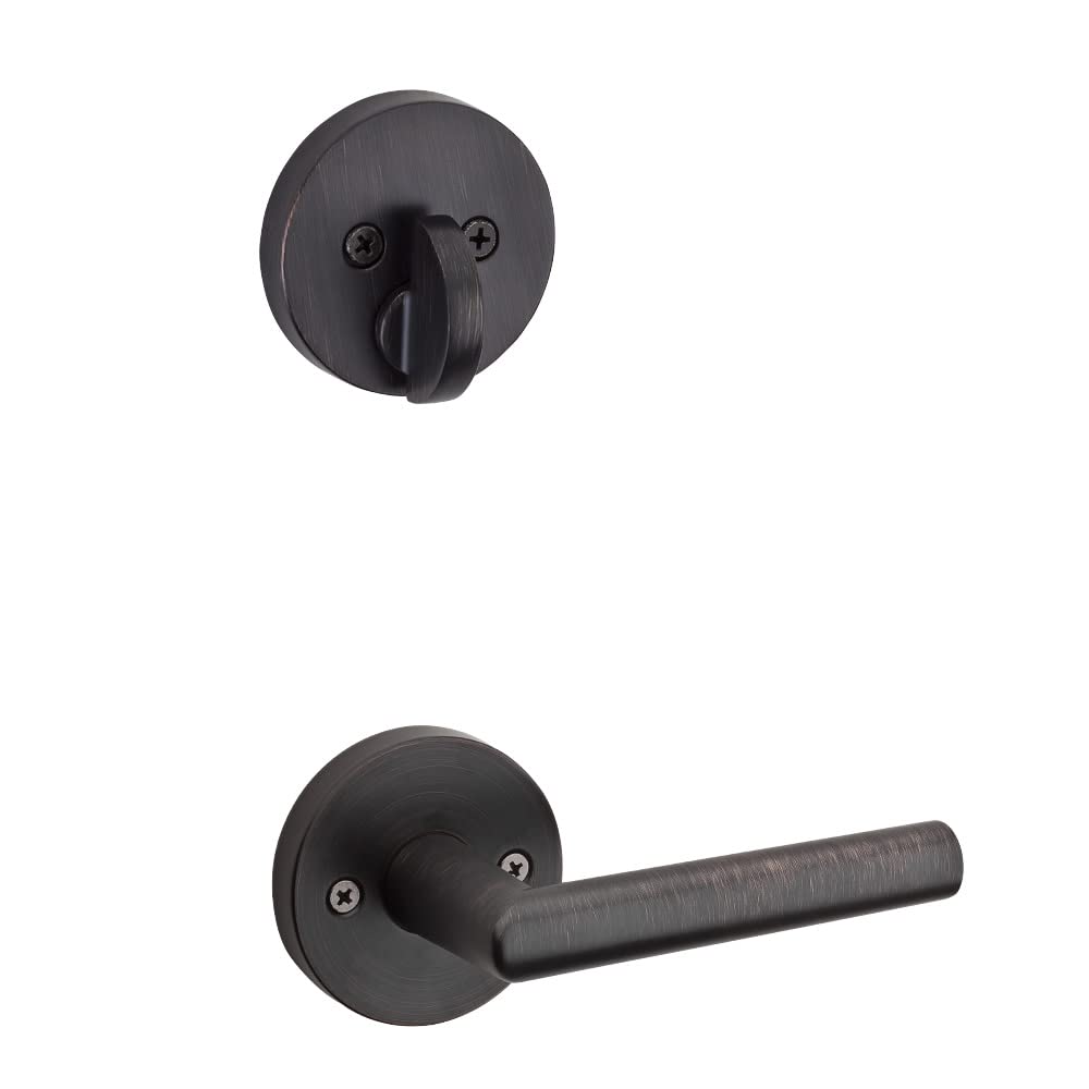 Kwikset Milan sucette intérieure sur rosace ronde pour sublimer vos portes de placard