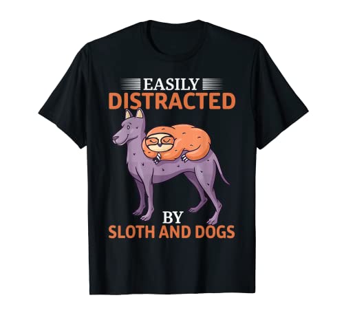 Lazy Calm Mellow Sloth Easy Distracted Happy Go Lucky Camiseta