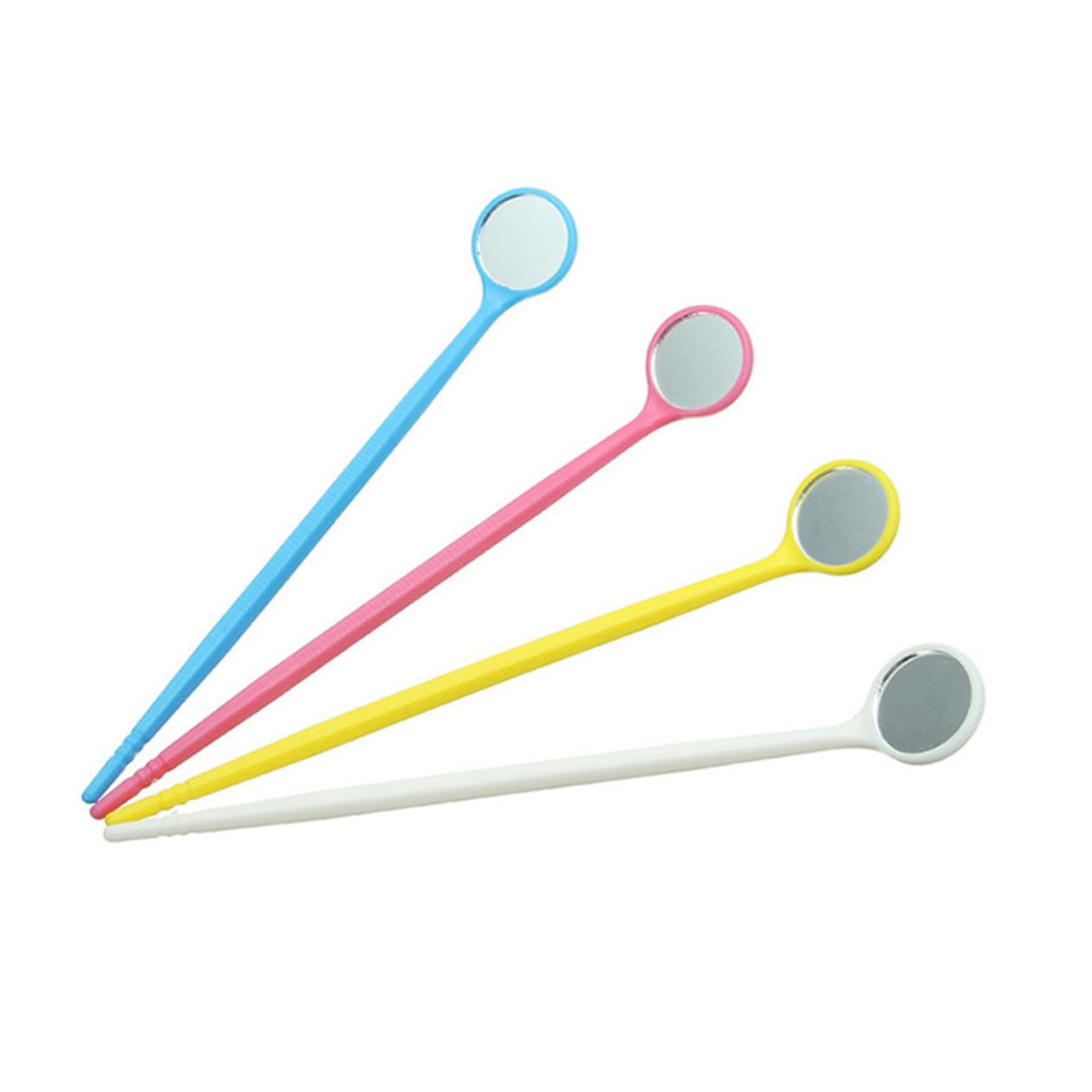 Specchietto Dentistico Monouso Blu in Plastico 100 Pezzi | Igiene Orale Domestica, Formato Confezione da 100, Strumenti per Ispezione e Pulizia
