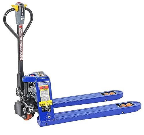 Pro-Lift-Montagetechnik 02168 02168 - Transpaleta eléctrica (2000 kg, batería de iones de litio, 2 toneladas)