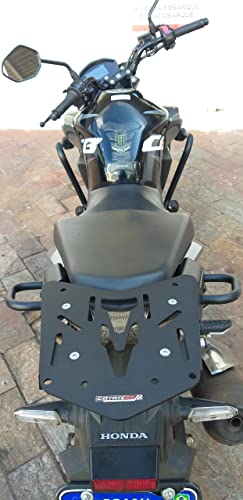 Bagageiro/Suporte Coyote Preto Twister CB 250 ano 2015 em Diante